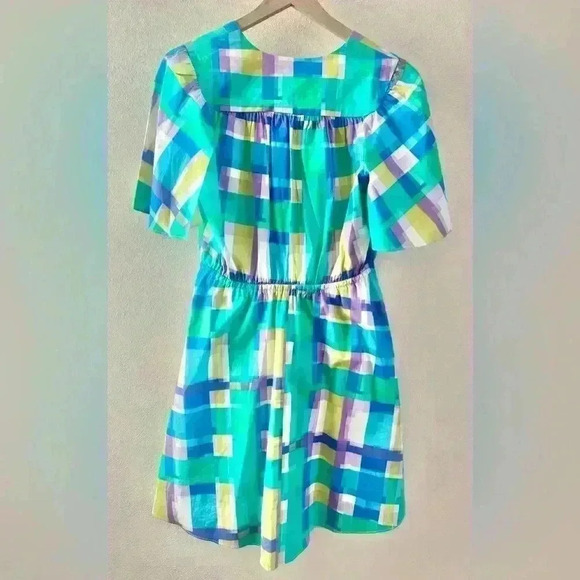 Donna Morgan Women’s Plaid Marina Mini Dress Size Medium - Picture 6 of 15